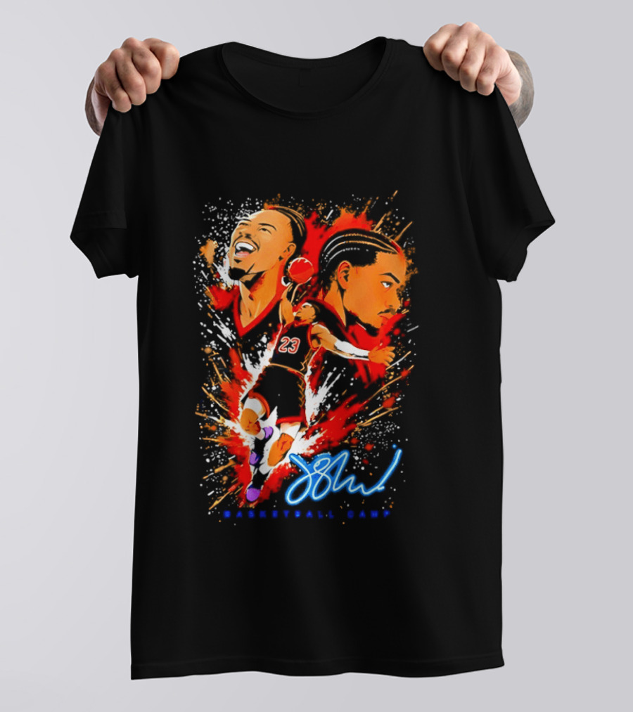 Jaden Ivey 23 Signature Basketball Camp Detroit Pistons T-Shirt