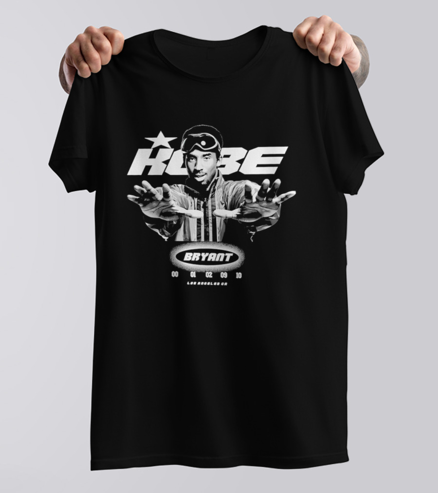 Kobe Bryant Legend Los Angeles CA Basketball 00 01 02 09 10 T-Shirt