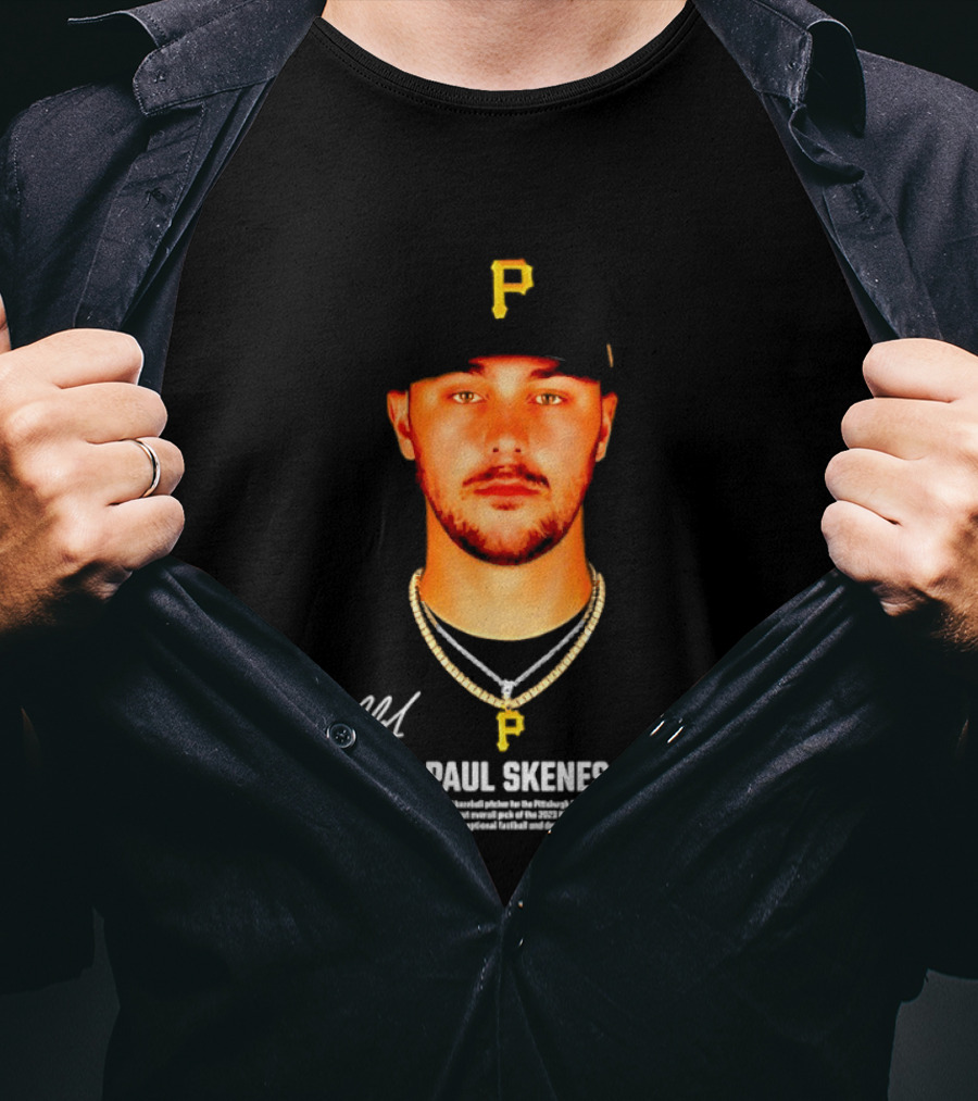Paul Skenes Pittsburgh Pirates American Professional Baseball Player T-Shirt