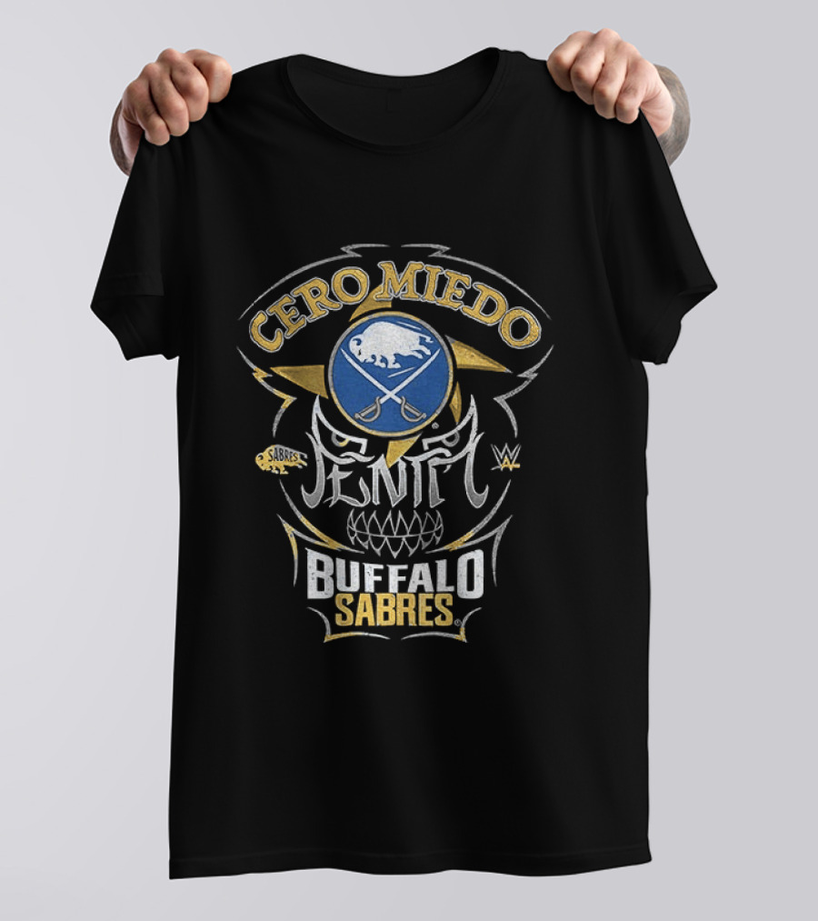 Cero Miedo Penta Buffalo Sabres WWE Collaboration T-Shirt