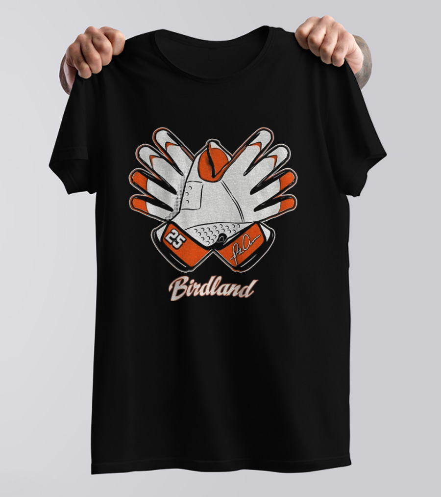 Birdland Bird Hands Celebration Pete Alonso Signature 25 T-Shirt