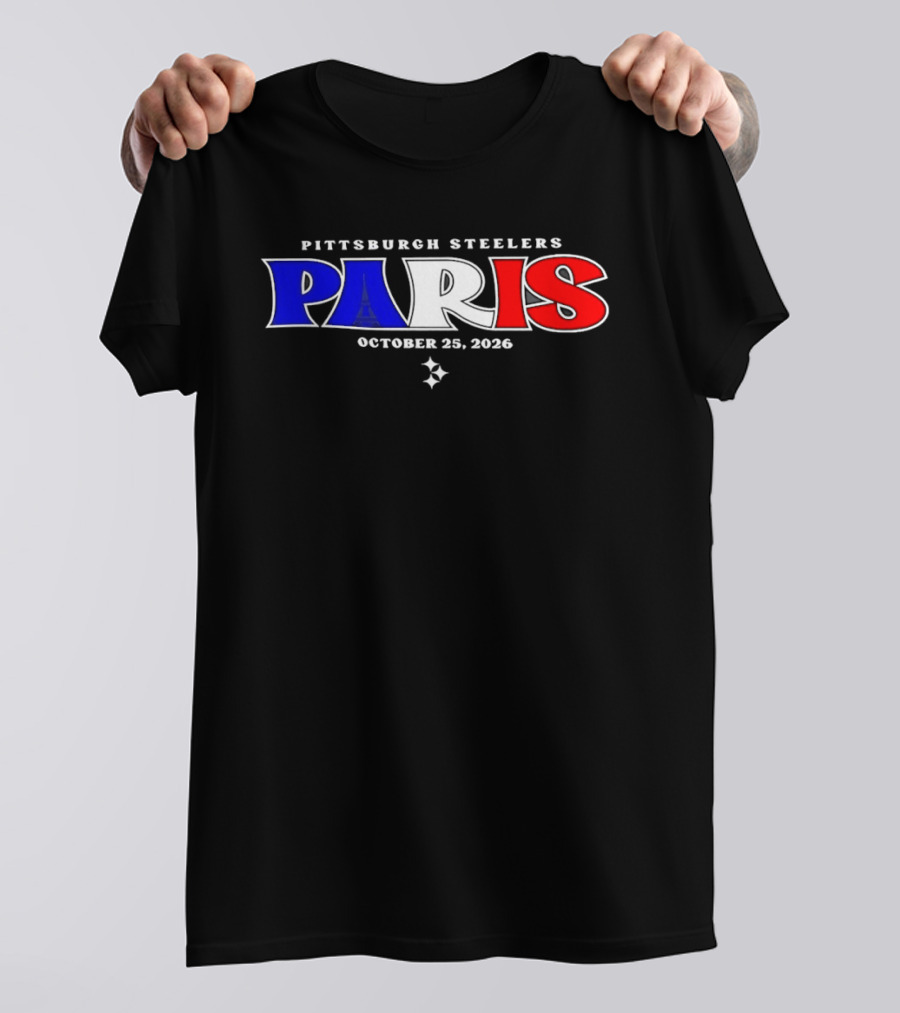 Pittsburgh Steelers Paris October 25 2026 T-Shirt