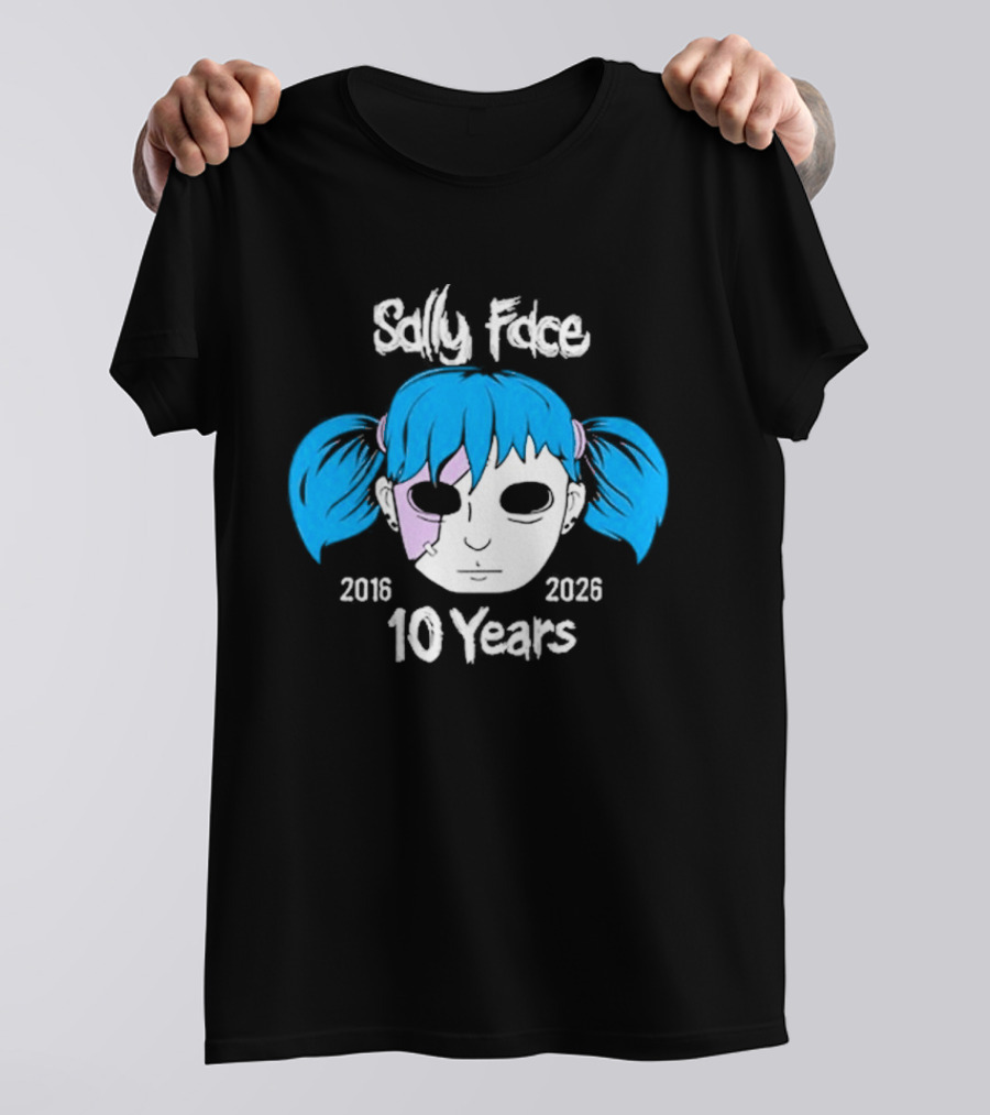 Sally Face 10 Years Anniversary 2016 2026 T-Shirt