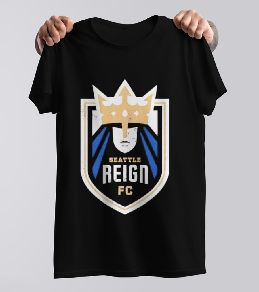 Seattle Reign FC Distressed Crown Crest T-Shirt
