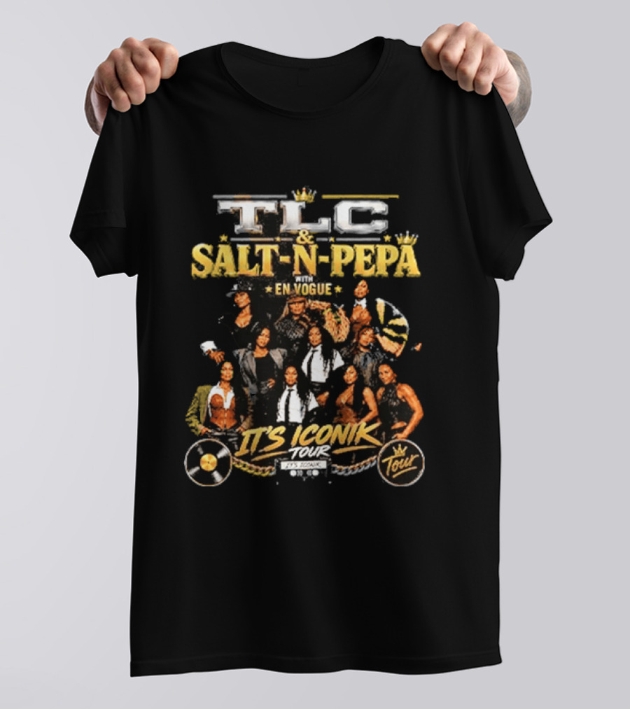 TLC Salt N Pepa En Vogue It's Iconik Tour 2026 T-Shirt