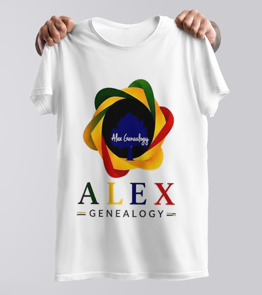 Alex Genealogy Trust Census Records More Than People Colorful Tree T-Shirt