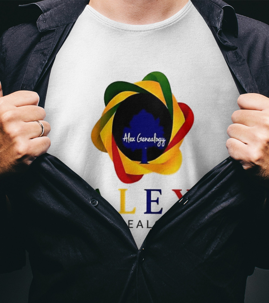 Alex Genealogy Trust Census Records More Than People Colorful Tree T-Shirt