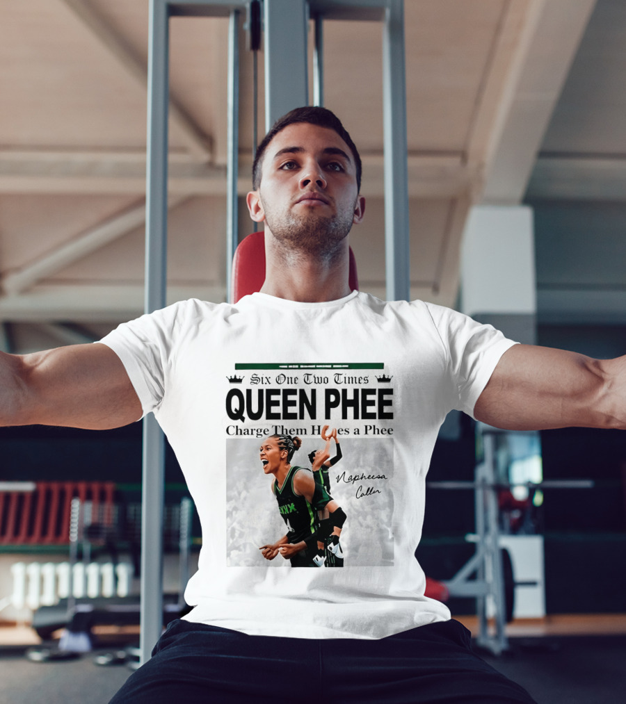 Six One Two Times Queen Phee Charge Them Hoops Napheesa Collier Lynx T-Shirt