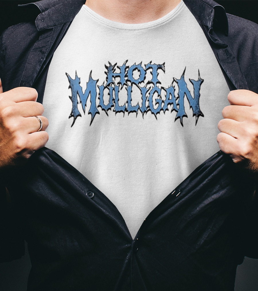 Hot Mulligan Spiky Ice Blue Metal Frozen T-Shirt