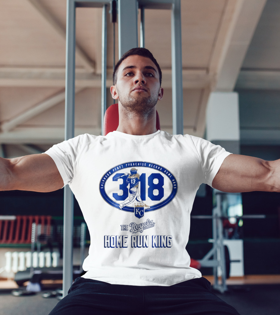 Salvador Perez 318 The Royals Home Run King Franchise Record T-Shirt