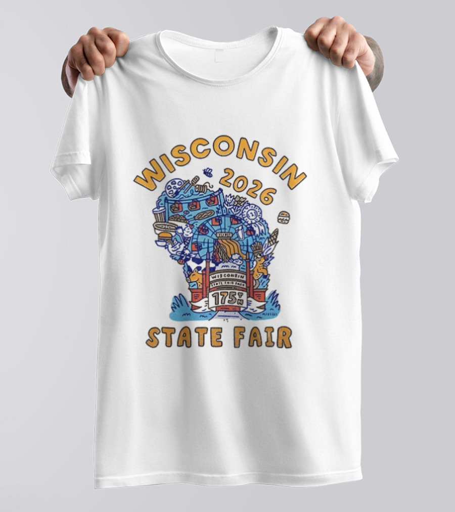 Wisconsin 2026 State Fair 175th Anniversary Celebration T-Shirt