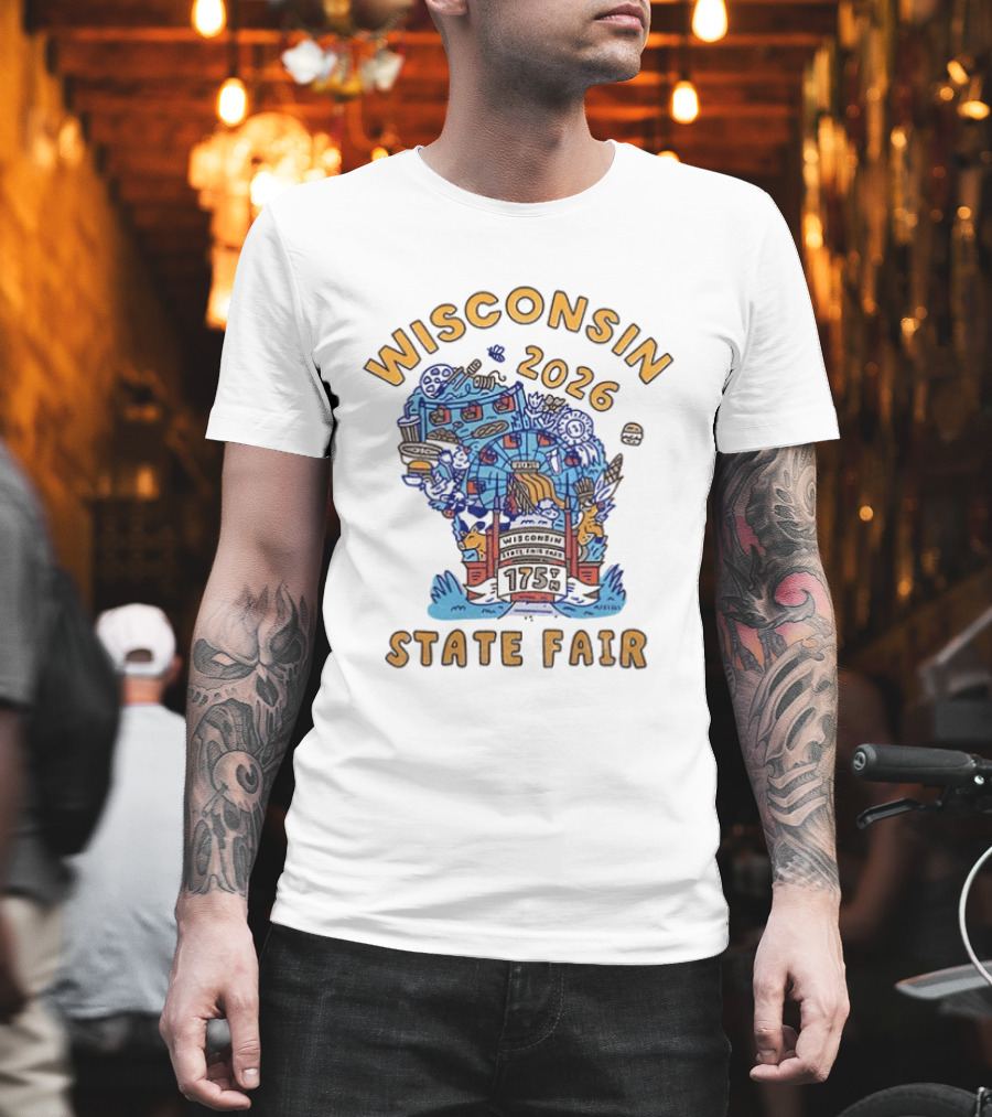 Wisconsin 2026 State Fair 175th Anniversary Celebration T-Shirt
