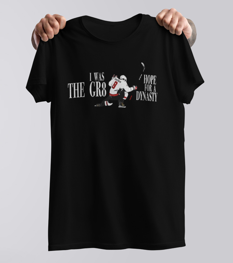 Alexander Ovechkin I Was The Gr8 Hope For A Dynasty Hockey Player In Action T-Shirt