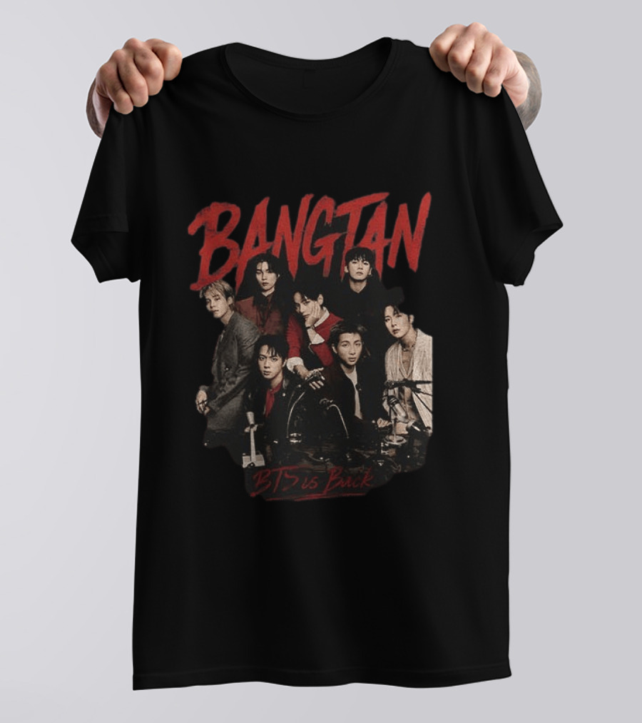 Bangtan BTS Is Back World Tour Kpop Lover T-Shirt