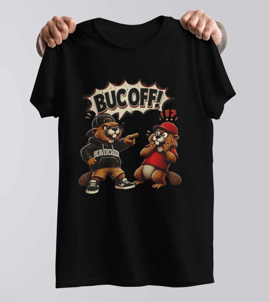 Beavercreek Ohio Beaver Bucoff Strong Cartoon Beavers T-Shirt