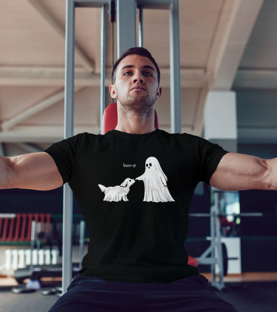 Boo P Ghost And Dog Pet Cartoon T-Shirt