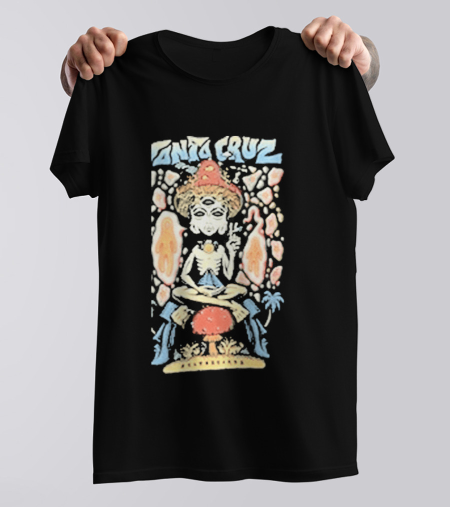 Boardertown Santa Cruz Winkowski Spaced Out Trippy 70s T-Shirt