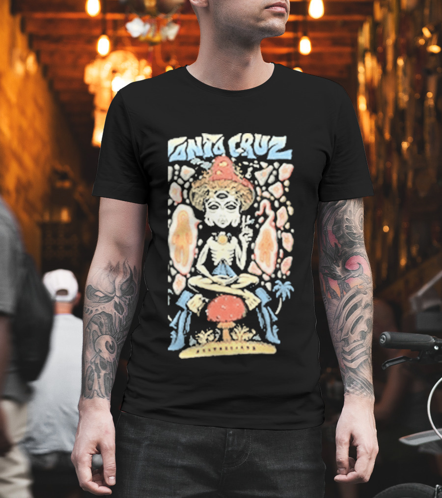 Boardertown Santa Cruz Winkowski Spaced Out Trippy 70s T-Shirt