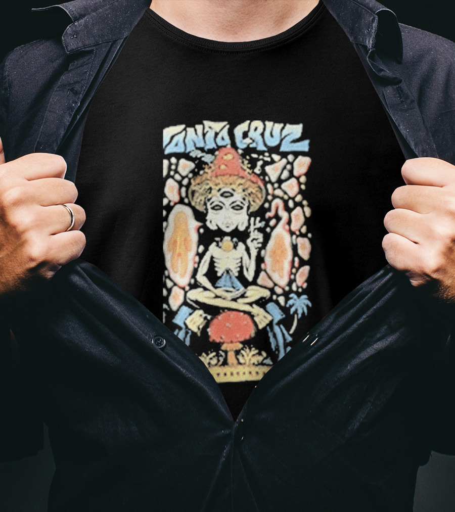 Boardertown Santa Cruz Winkowski Spaced Out Trippy 70s T-Shirt