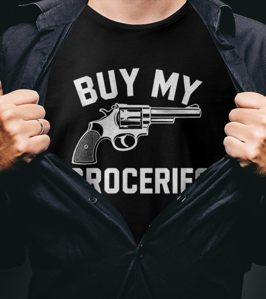 Buy My Groceries Revolver T-Shirt