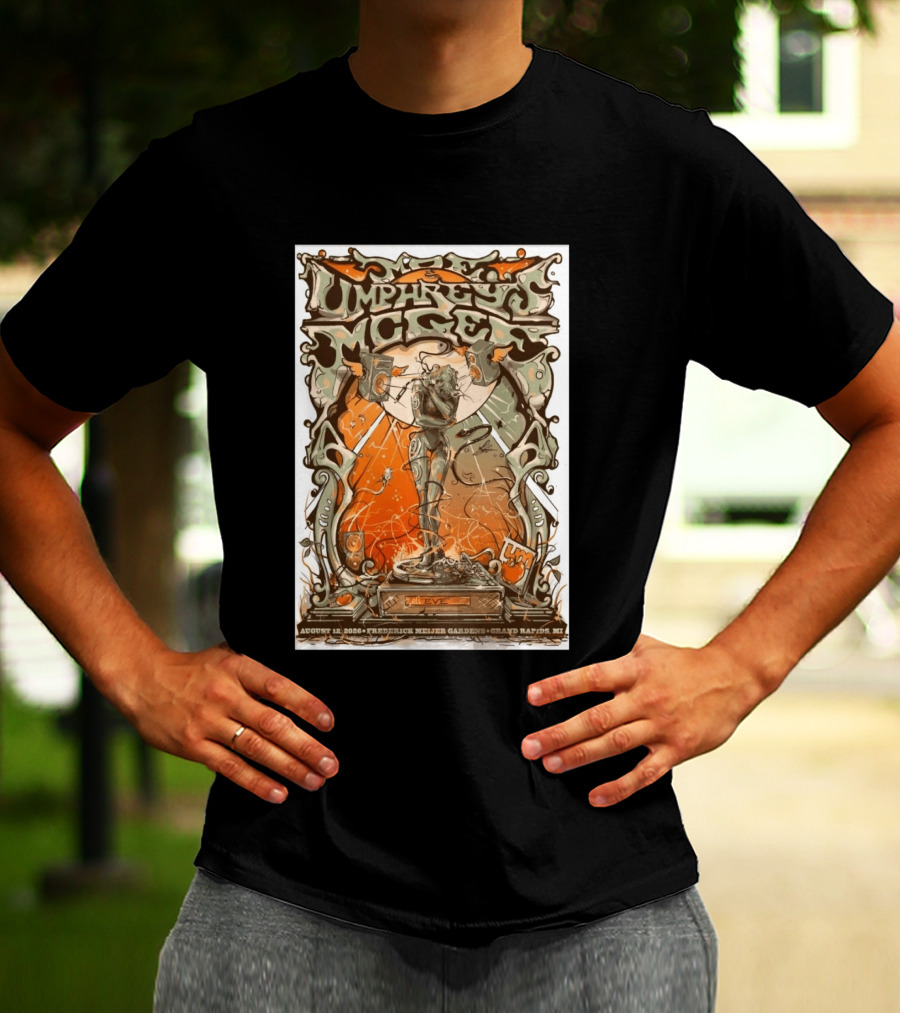 Moe And Umphrey's McGee August 12 2026 Frederik Meijer Gardens Grand Rapids MI Concert T-Shirt