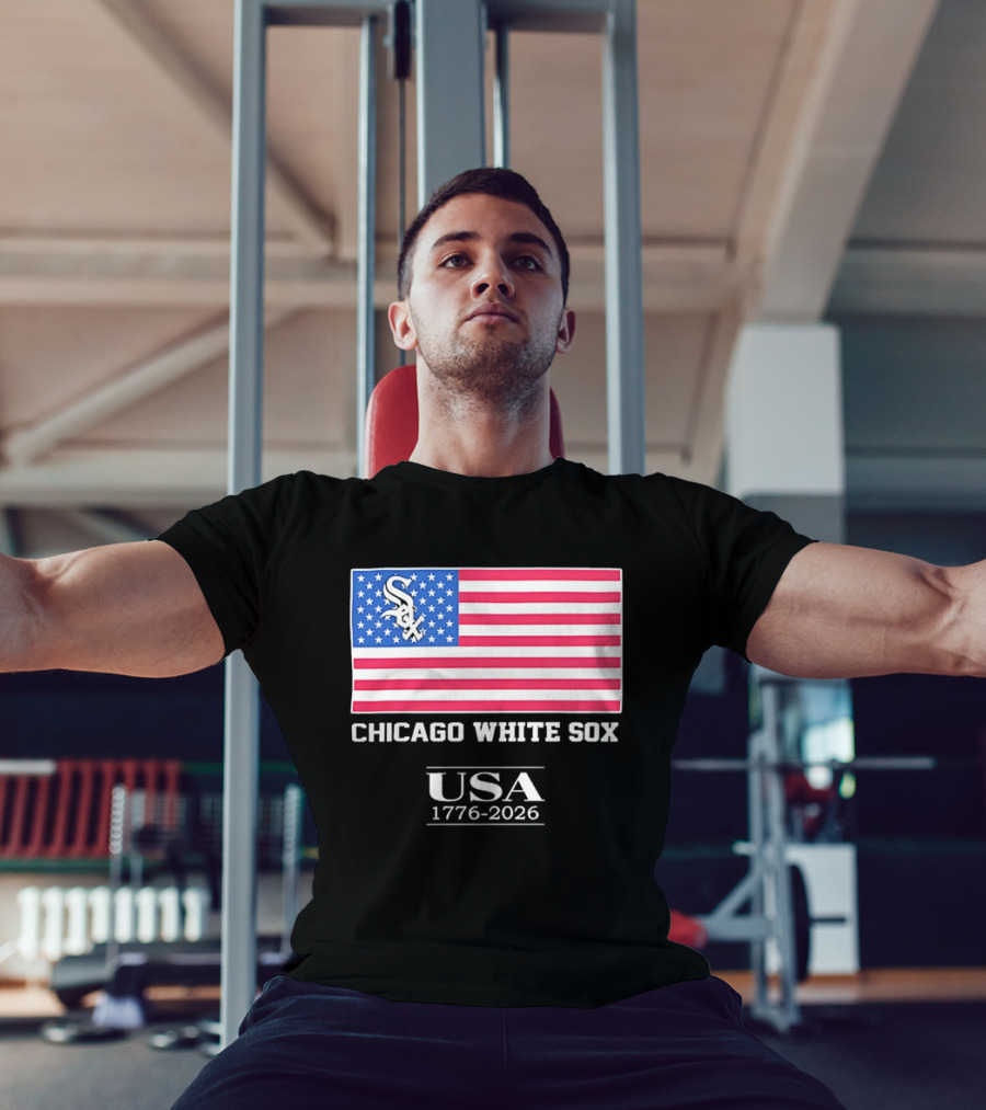Chicago White Sox USA 1776 2026 Stars And Stripes American Flag T-Shirt