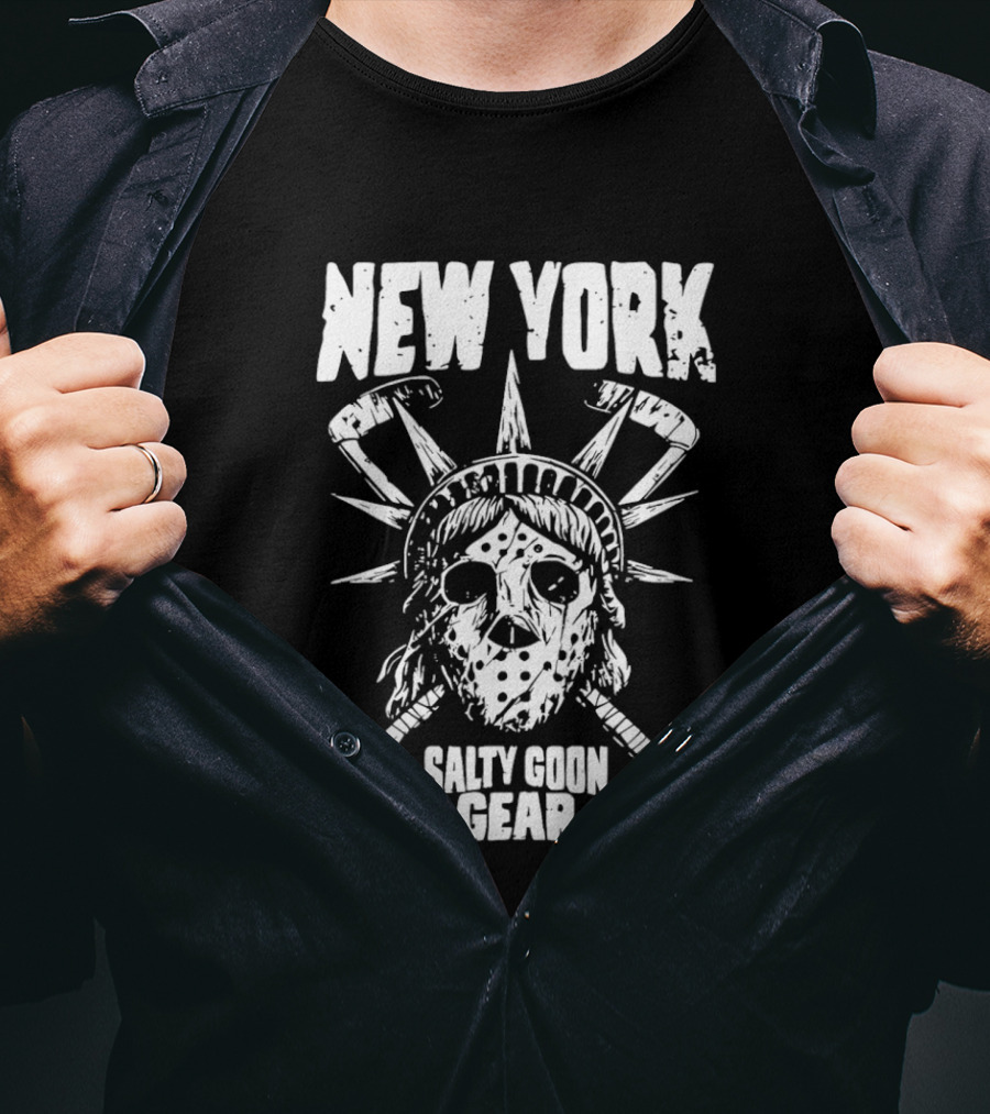 New York Salty Goon Gear Hockey T-Shirt