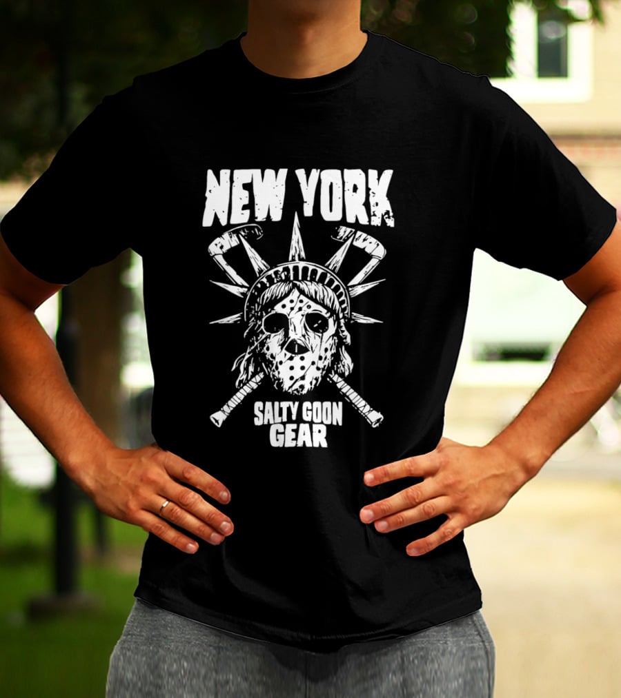 New York Salty Goon Gear Hockey T-Shirt