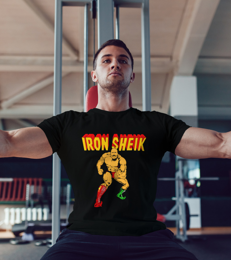 Iron Sheik Wrestling Legend Iconic Wrestler T-Shirt