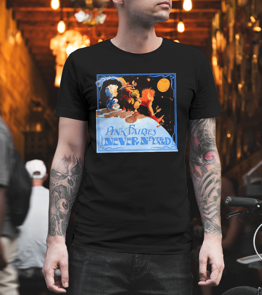 Pink Fairies Never Never Land Vintage Fantasy T-Shirt