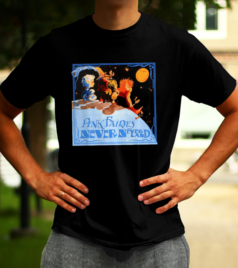 Pink Fairies Never Never Land Vintage Fantasy T-Shirt