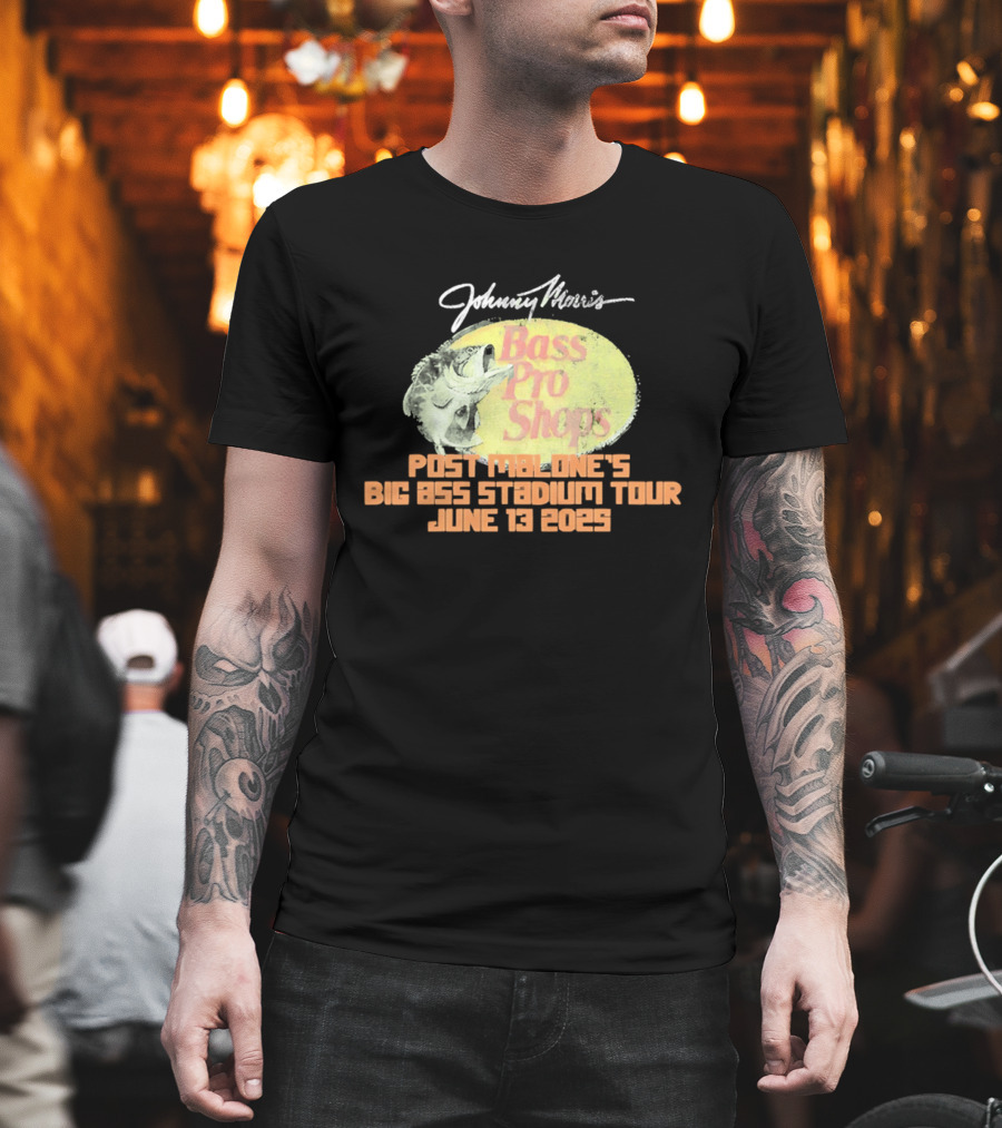 Johnny Morris Bass Pro Shops Post Malone's Big Ass Stadium Tour June 13 2025 T-Shirt