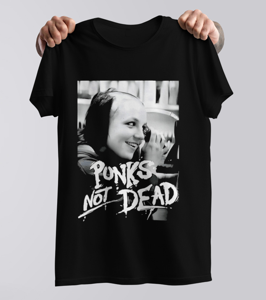 Punks Not Dead Britney Spears Iconic Shaved Look T-Shirt