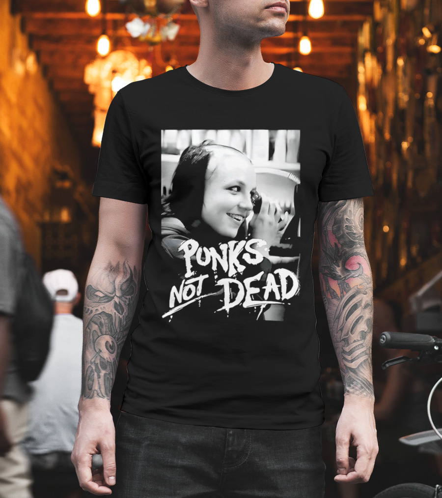 Punks Not Dead Britney Spears Iconic Shaved Look T-Shirt