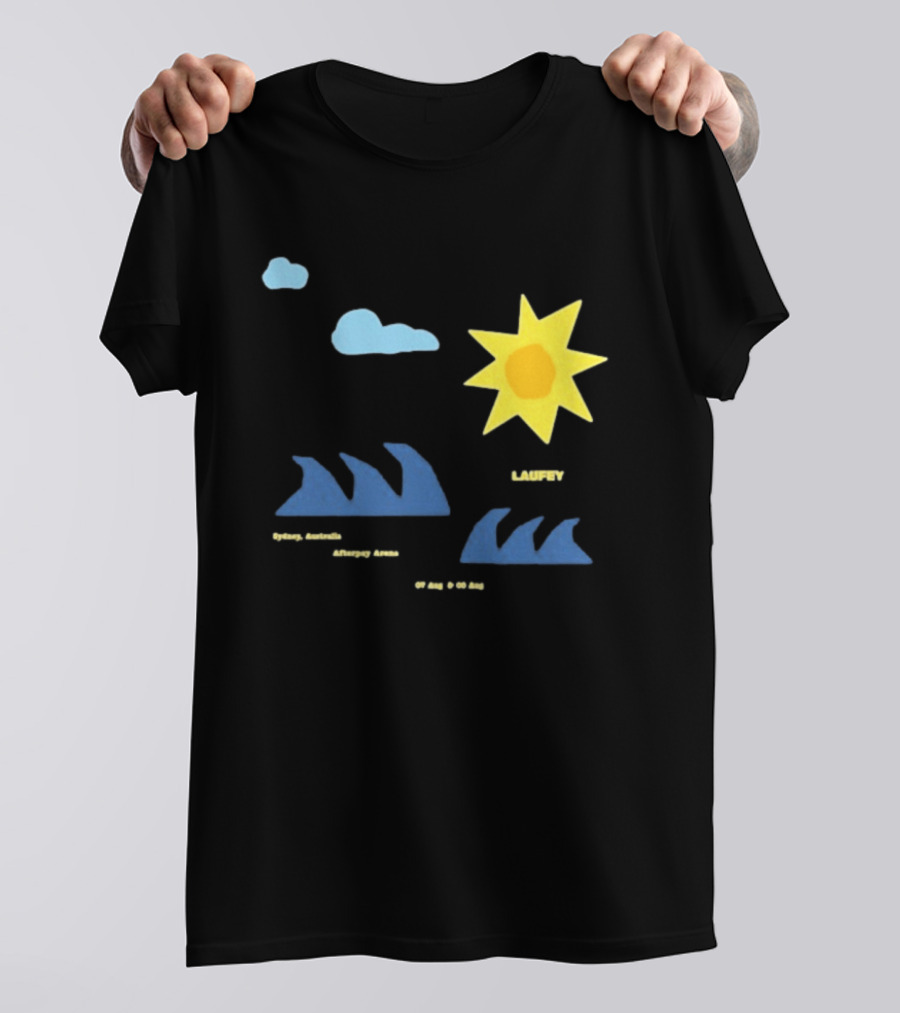 Sydney Australia Opera House Laufey Event Sun & Clouds T-Shirt