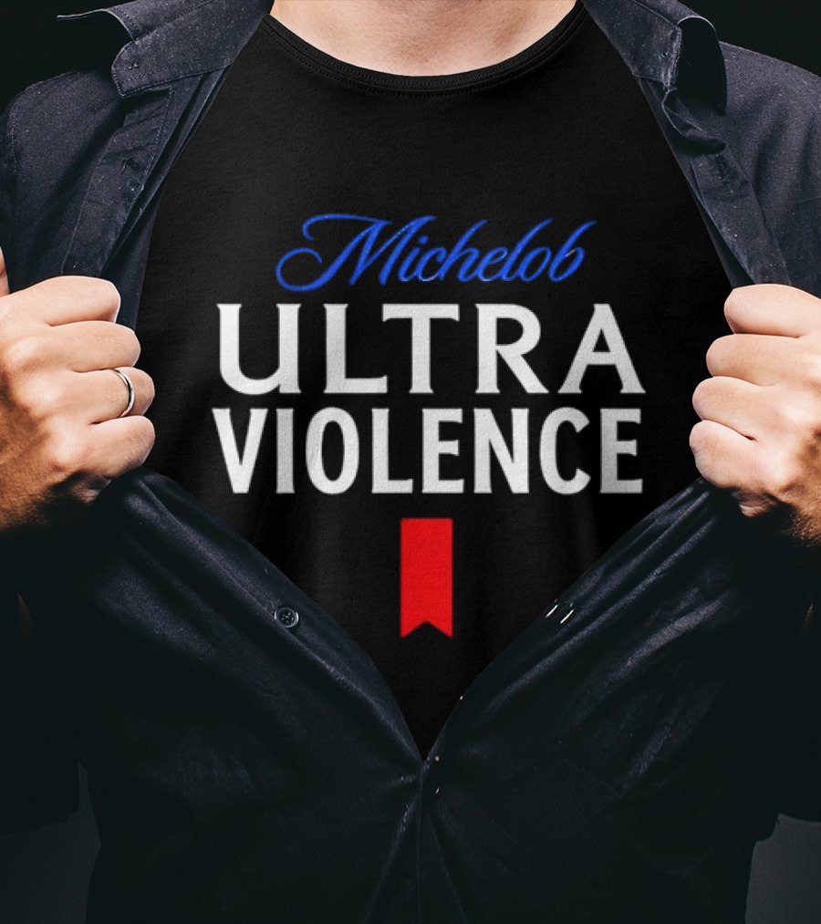 Michelob Ultra Violence Red Ribbon T-Shirt