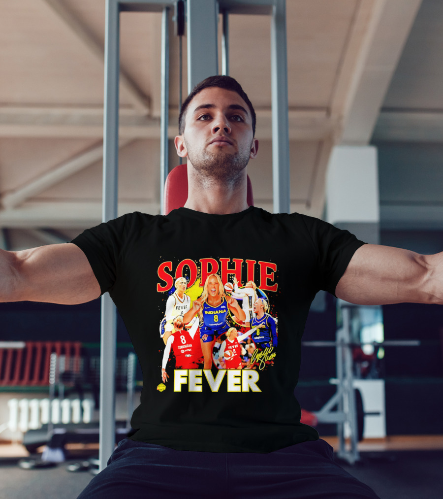 Sophie Cunningham Indiana Fever 8 Basketball Star T-Shirt