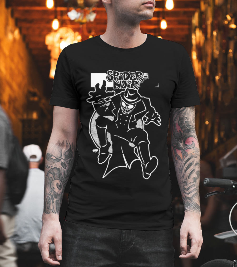 Spider Noir Spider Man Noir Comic Style Hero T-Shirt
