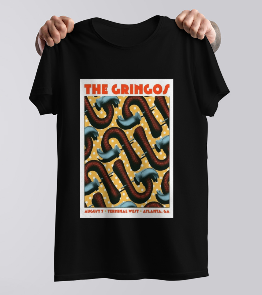 The Gringos August 7 2026 Terminal West Atlanta GA T-Shirt