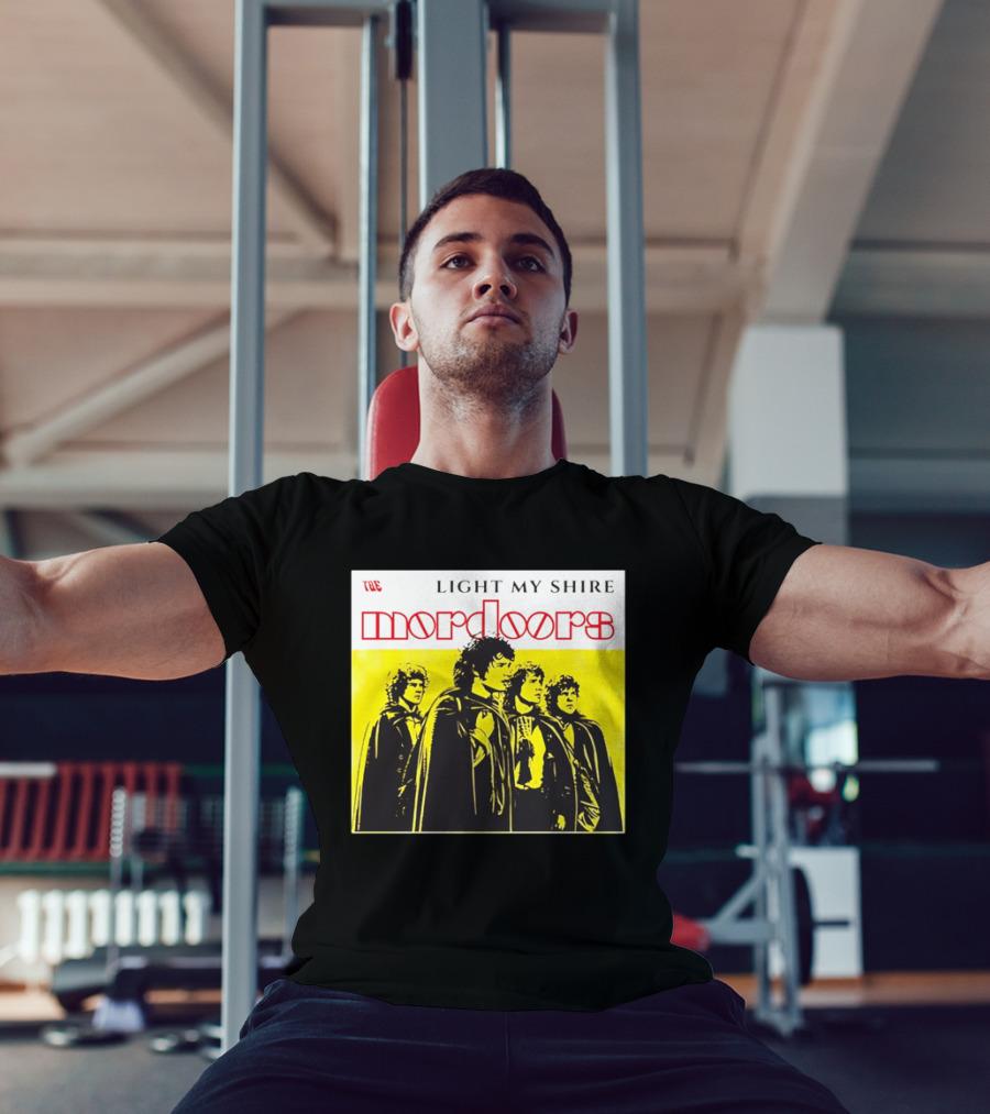 The Light My Shire Mordoors Four Hobbits Cloaks Yellow T-Shirt