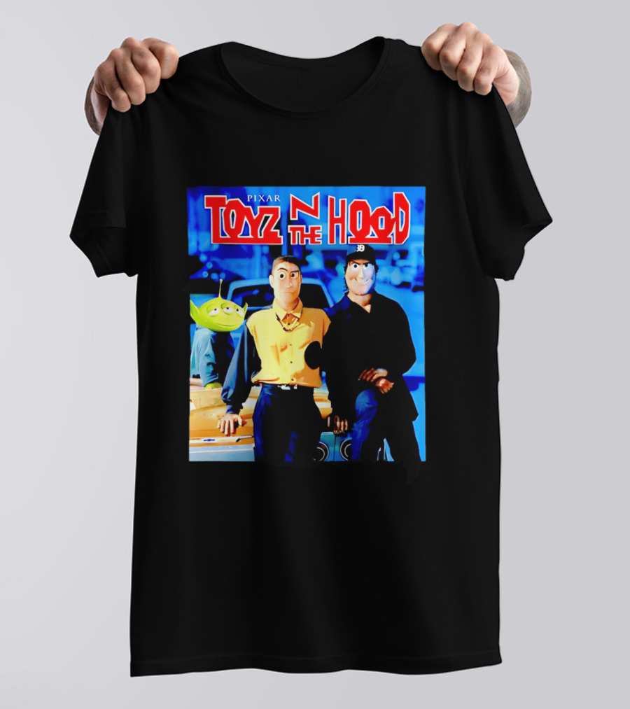 Pixar Toyz N The Hood Parody Toy Story Characters T-Shirt