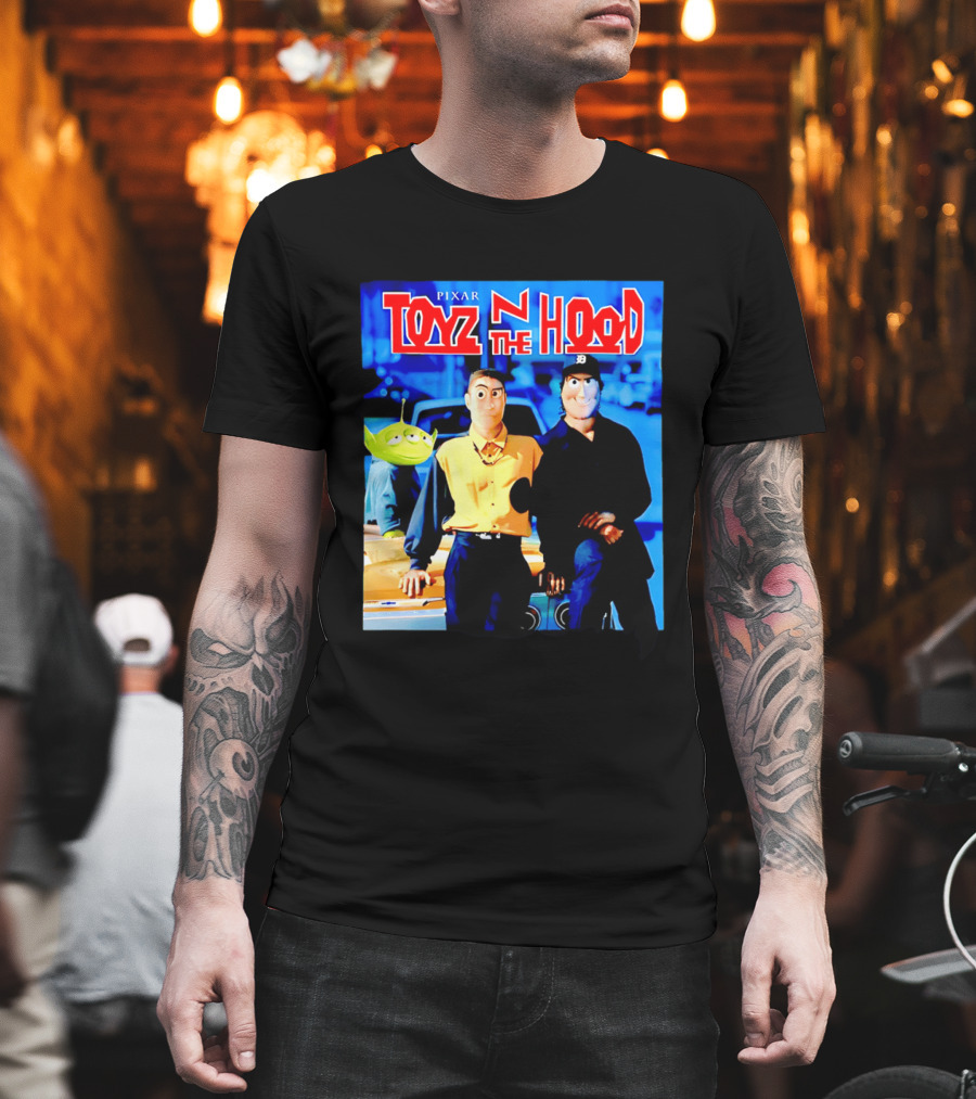 Pixar Toyz N The Hood Parody Toy Story Characters T-Shirt