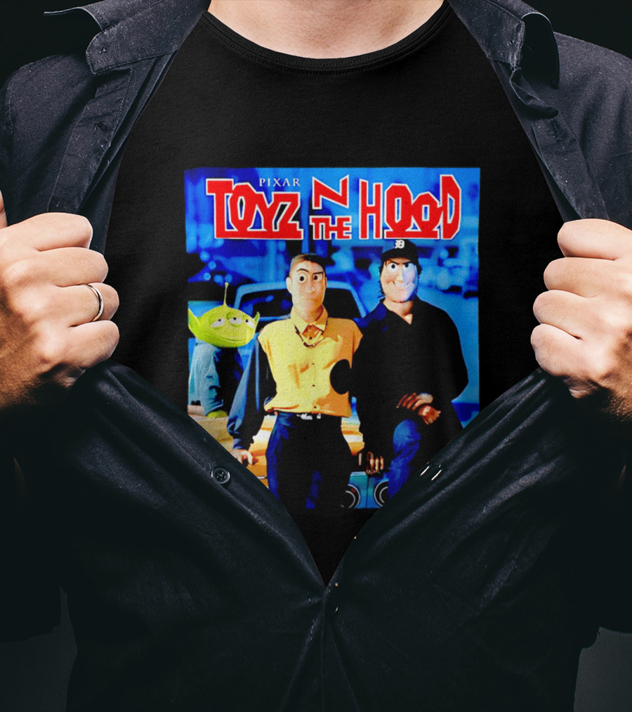 Pixar Toyz N The Hood Parody Toy Story Characters T-Shirt