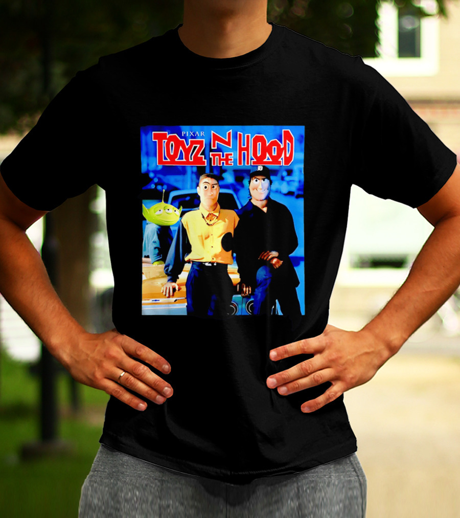 Pixar Toyz N The Hood Parody Toy Story Characters T-Shirt