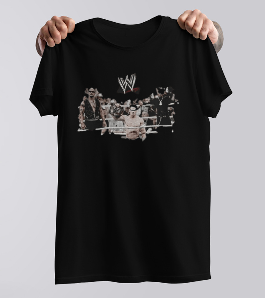 Wrestling Is Real WWE John Rock Travis Championship T-Shirt