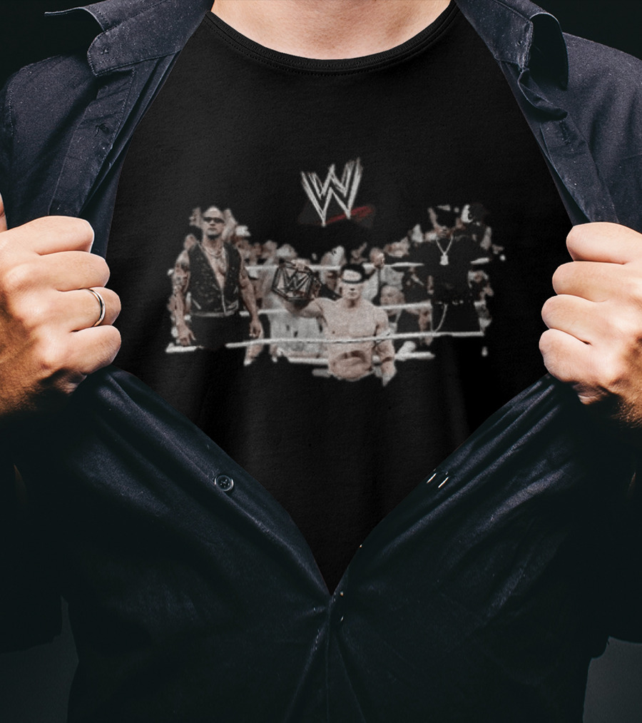 Wrestling Is Real WWE John Rock Travis Championship T-Shirt