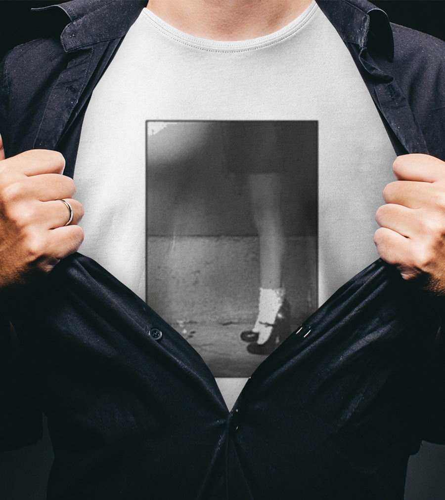 Ariana Grande Petal In The Pavement Vintage Aesthetic Monochrome T-Shirt