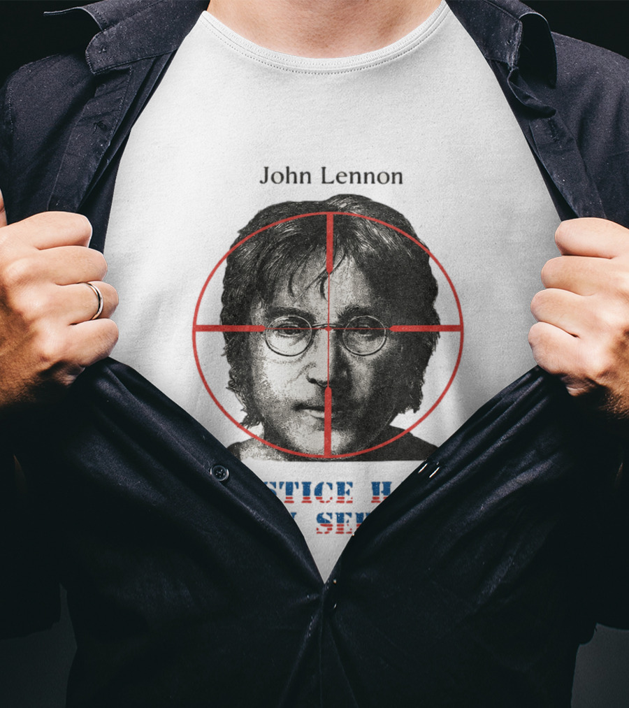 John Lennon Justice Has Been Served Crosshair Target T-Shirt