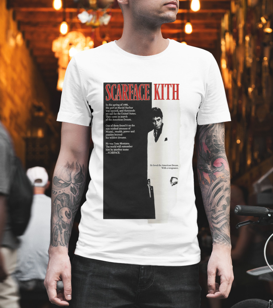 Scarface Kith Tony Montana American Dream 1980 T-Shirt