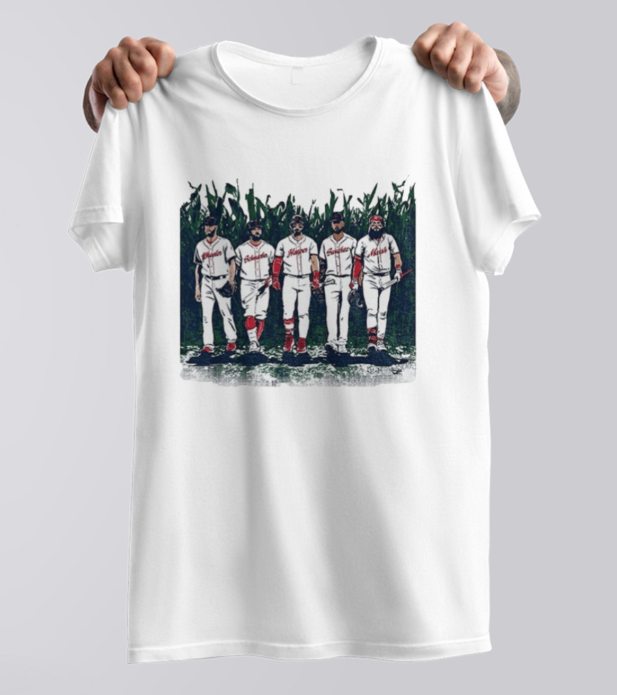 Iowa Cornfield Philadelphia Phillies Baseball Is This Heaven T-Shirt